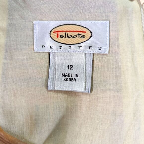 Talbots Dot Geometric Pattern Skirt 12 Fairycore Barncore Whimsigoth Boho - Picture 2 of 10